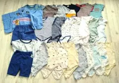 まとめ売り　男の子　80cm 半袖　パジャマ　浴衣　肌着　ロンパース　保育園