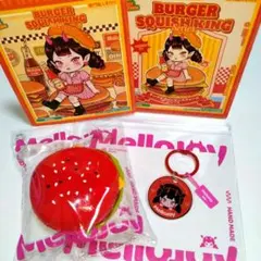 mellojoyスクイーズキングオブハンバーガーレッドクイン