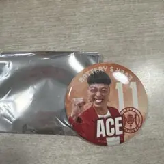 【匿名配送】バテエバ　缶バッジ　バッテリィズ エース