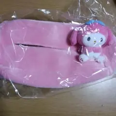 マイメロディ　マスコット付きおすわりティッシュカバー　アミューズメント景品　②♪