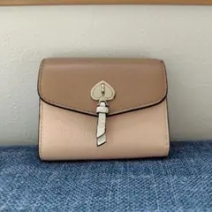 kate spade ミニ財布 ベージュ