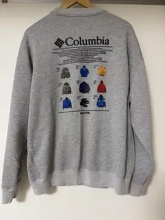 ぴ*読様 Columbia グレー スウェット Mサイズ