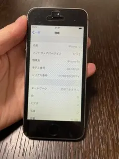 値下げしました！iPhone 5s Space Gray 16 GB