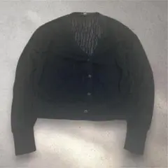 ユニクロ　UNIQLO 編み込みカーディガン　長袖　レディース　ボタン　L