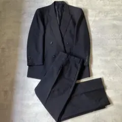 Burberry‘s バーバリーズ　スーツセットアップ　ダブル　紺　ストライプ