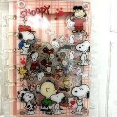 スヌーピー　シャカシャカ　シール帳A7