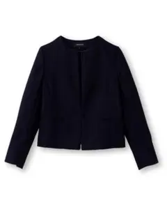 UNTITLEDアンタイトル♡ 【洗える】カリーノバスケットノーカラージャケットのサムネイル