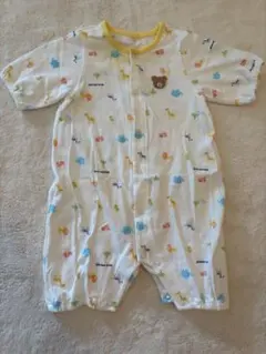 Miki House 動物柄ロンパース 50-60