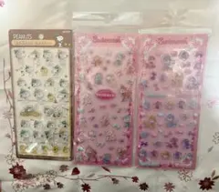 正規品 ボンボンドロップシール(スヌーピー)&SWIMMER スイマー立体シール