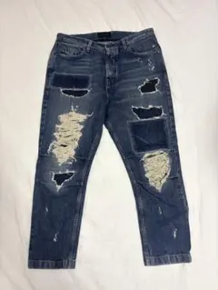 DIESEL BLACK GOLD TYPE-264ダメージ加工デニムパンツ