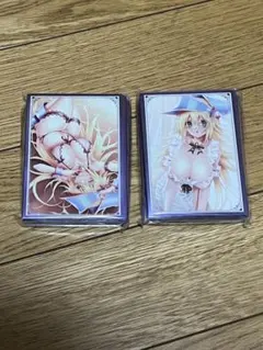 未使用】ブラックマジシャンガール&ガガガガール スリーブ 60枚 遊戯王