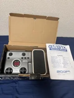 ZOOM G1X ギターエフェクター 本体マニュアル付 電池稼働 動作確認済みのサムネイル
