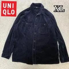 UNIQLO ユニクロ　コーデュロイジャケット ネイビー　XLサイズ