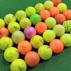 114・ロストボール 타이틀리스트 色々 カラーボール 50球 B