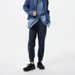 UNIQLO ユニクロ　ウルトラストレッチアクティブジョガーパンツ　S ネイビー