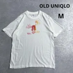 OLD UNIQLO 白tシャツ　Mサイズ　落書き