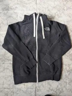 THE NORTH FACE 黒 ジップアップパーカー裏起毛メンズS