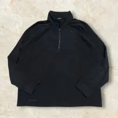 NIKE THERMA-FIT フリース 刺繍ロゴ US古着 ジッププルオーバー