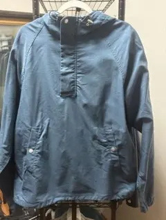 ナイロン プルオーバー ジャケット ダークブルー