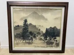 奥村土牛 「吉野」 木版画 落款・エディション・作品証明シール有り