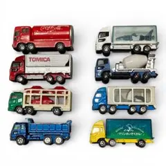 【トミカまとめ売り】大型トラック 8台セット (ダンプ・ミキサー他)