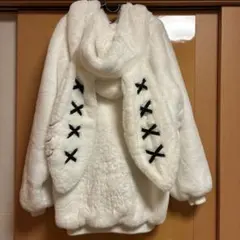 レフレム ブルゾンファー 白