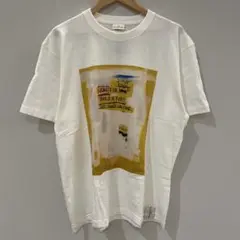 BASQUIAT Lサイズ バニラ アートTシャツ BQ-BQ2315