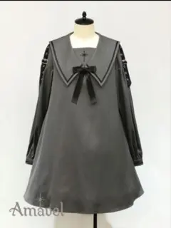 【中古】Amavel ワンピース(グレー) Amavel（グレー/灰色系）のフリマアイテム一覧