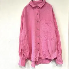 23区】 LIBECO リネンシャツ 麻100% ピンク 38 美品 - メルカリ