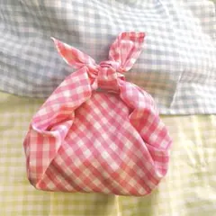 あずま袋（C798）苺柄お弁当袋内袋ハンドメイドあづま袋吾妻袋エコ