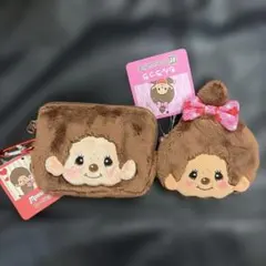 新品♡モンチッチ♡カードポーチ&和キャラがま♡2個セット