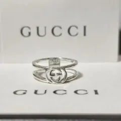 【美品】GUCCI グッチ インターロッキング リング 指輪 7号