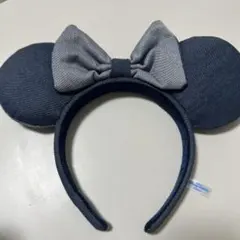 ディズニー ミニー デニム カチューシャ