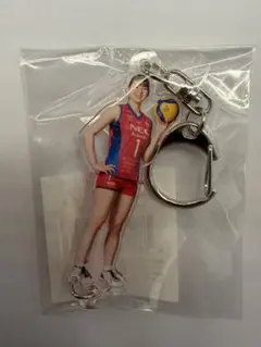 山田二千華　キーホルダー　necレッドロケッツ バレー
