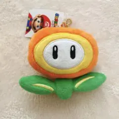 スーパーマリオ キーチェーン　コインケース　ぬいぐるみ　フラワー