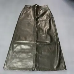 SIMPLICITE レザースカート