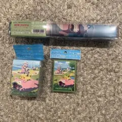 ポケモンセンターカガワ　ラバープレイマット　デッキシールド　デッキケース