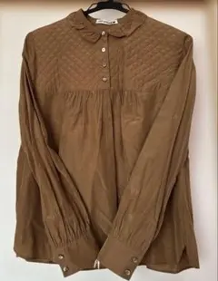 ミナペルホネン misty flower 今季♡長袖ブラウス misty flower スタンドカラーブラウス - minä perhonen