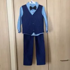 ネイビー ストライプ フォーマルスーツ 130cm