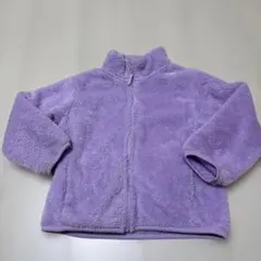 紫色フリースジャケット