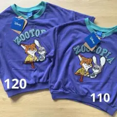 ディズニー　ズートピア　キッズ　サガラ刺繍　Tシャツのサムネイル