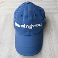 Munsingwear マンシングウェア キャップ 帽子　ブルー　メンズ　ゴルフのサムネイル