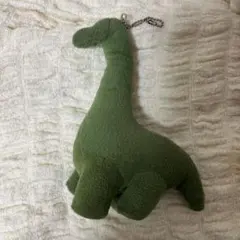 恐竜 ぬいぐるみ キーホルダー緑