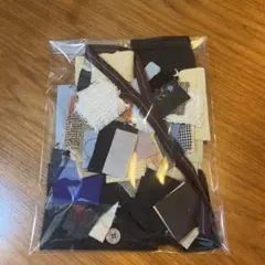 布地のはぎれセット　ラルフローレンのゴムのおまけ