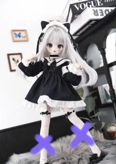 海外ディーラー様製　MDD用　ワンピース　エプロン　セット　rikka服