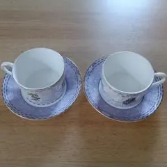 ウェッジウッド　ミレニアムコレクション カップ＆ソーサー 2客セット