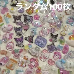 5ボンボンドロップシール ランダム100枚 ぷくぷくシール 立体