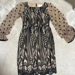 Settan レースドット袖ドレス サイズ4