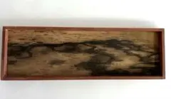 No.338黒柿孔雀杢のトレー 黒柿孔雀杢