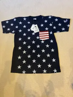 新品 Champion 星柄 Tシャツ ネイビー LL
